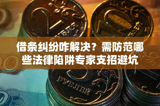 济南借条纠纷咋解决？需防范哪些法律陷阱专家支招避坑